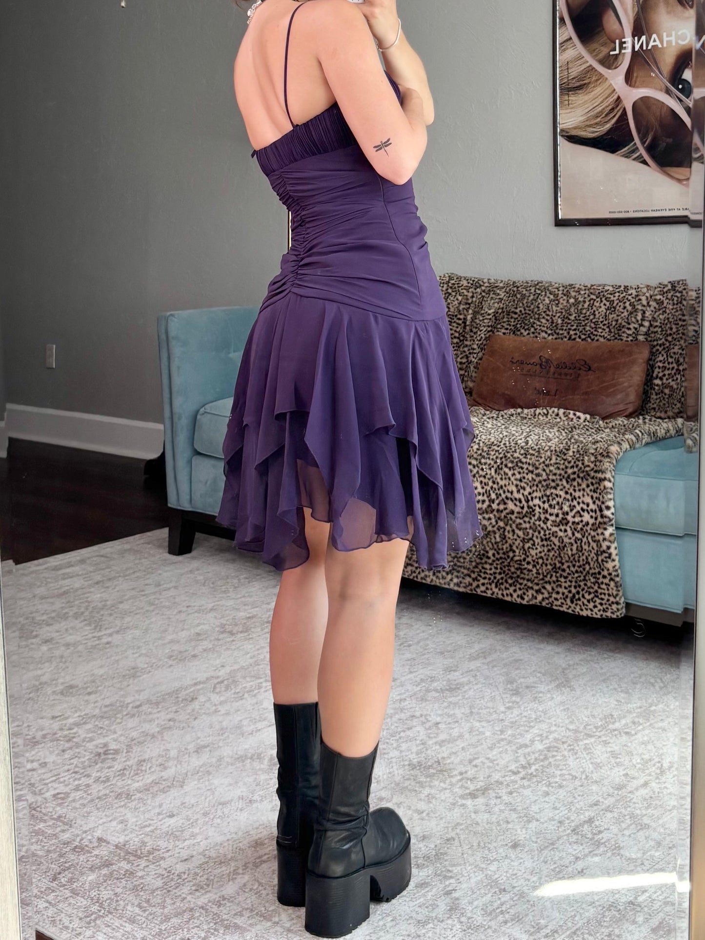 ABS 90's Ruched Dress | Size 2