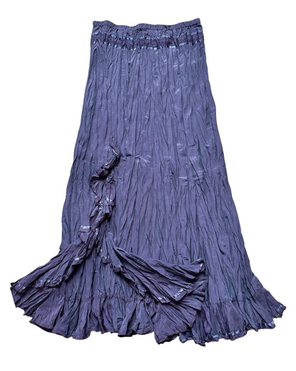 Ruffle 90's Maxi Skirt | Size 28” Waist