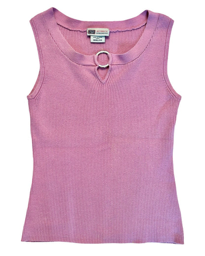 Pink 00’s Knit Tank | Size S