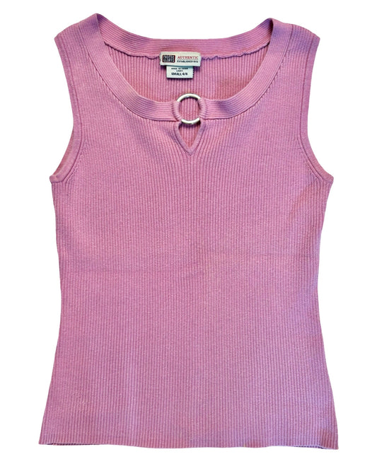 Pink 00’s Knit Tank | Size S