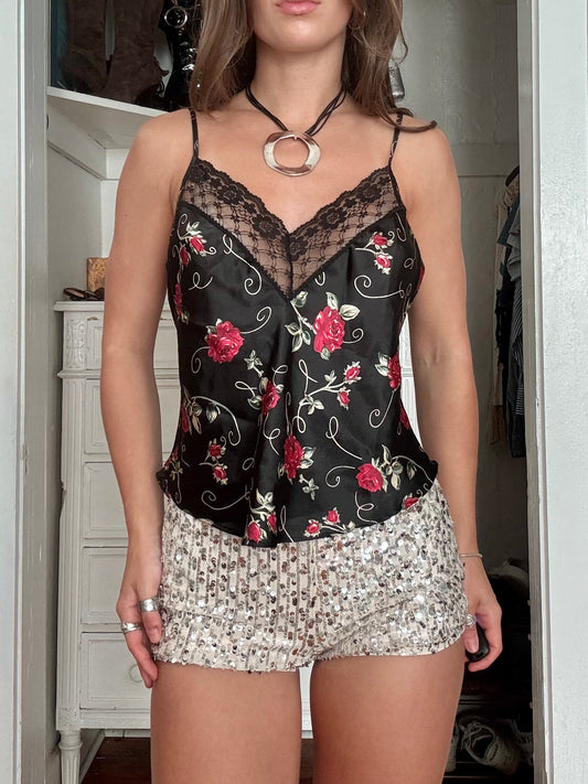 Lace Trim 90's Cami | Size M