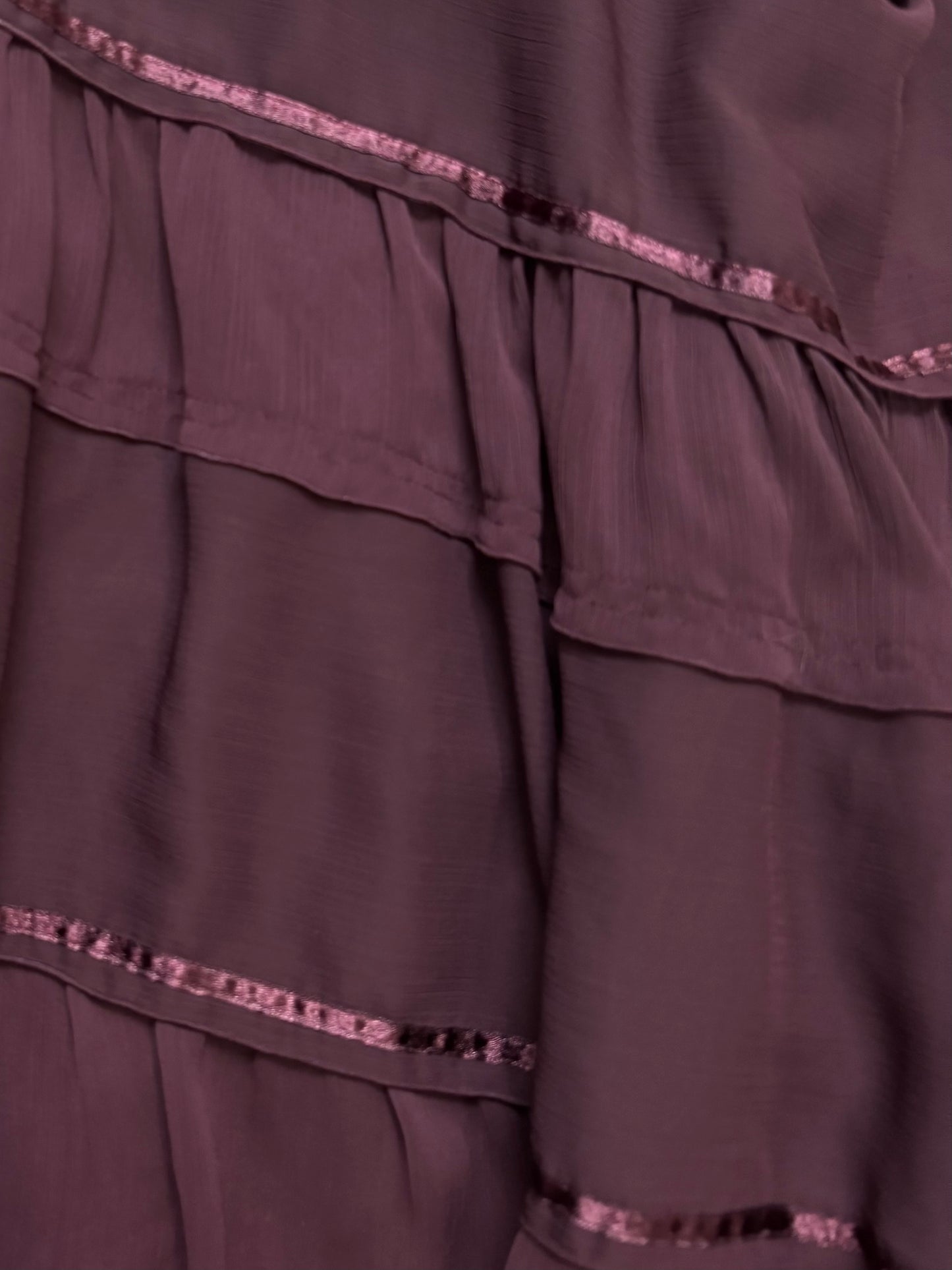 Tiered 00’s Maxi Skirt | 29” Waist