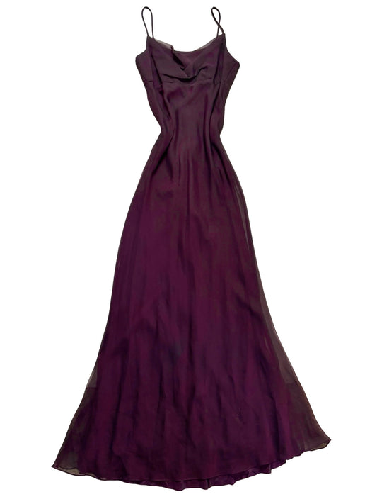 Night Way Mesh 90’s Gown | Size S