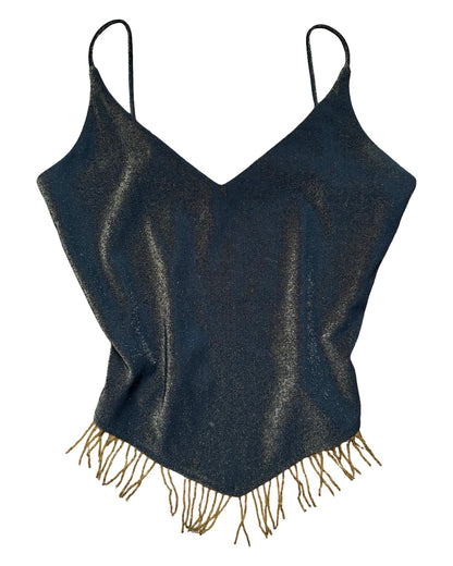 Mirrors 90's Fringe Top | Size S