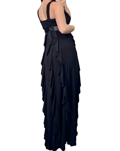 Betsy & Adam 90's Ruffle Dress | Size 4