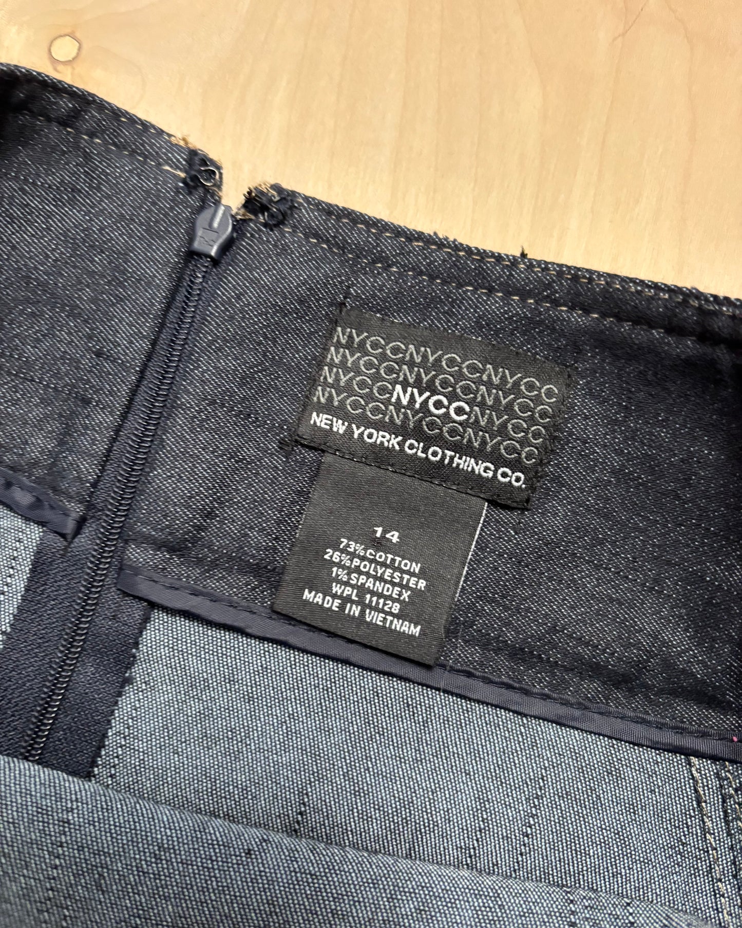 NY&CO 00’s Denim Maxi | Size 34” waist