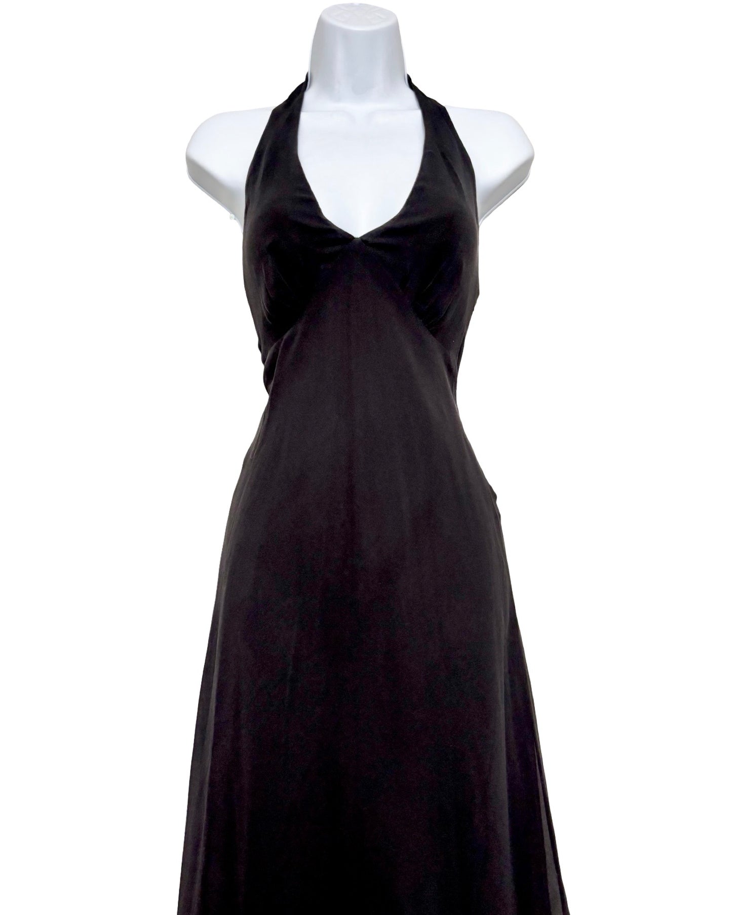 Maggy London 90's 100% Silk Midi Dress | Size 4