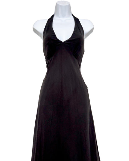 Maggy London 90's 100% Silk Midi Dress | Size 4