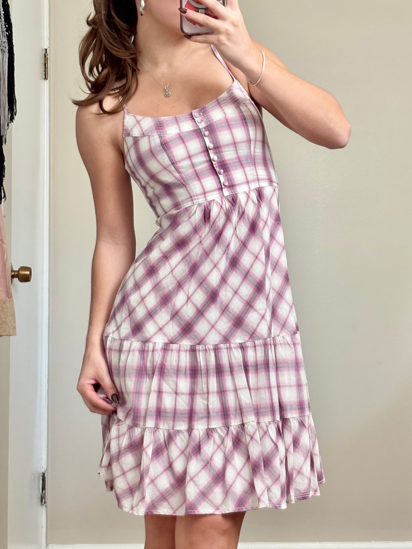 American Eagle 00's Plaid Dress | Size S