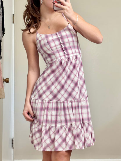 American Eagle 00's Plaid Dress | Size S