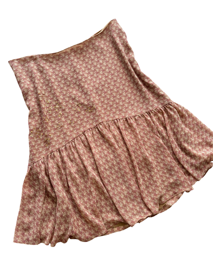 Tapemeasure Y2K Silk Skirt | Size 37” waist
