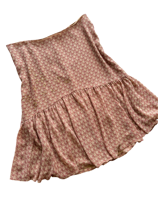 Tapemeasure Y2K Silk Skirt | Size 37” waist