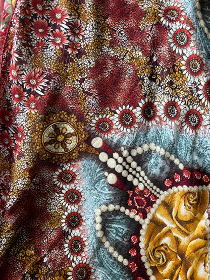 Iris 00's Reversible Wrap Skirt | OS