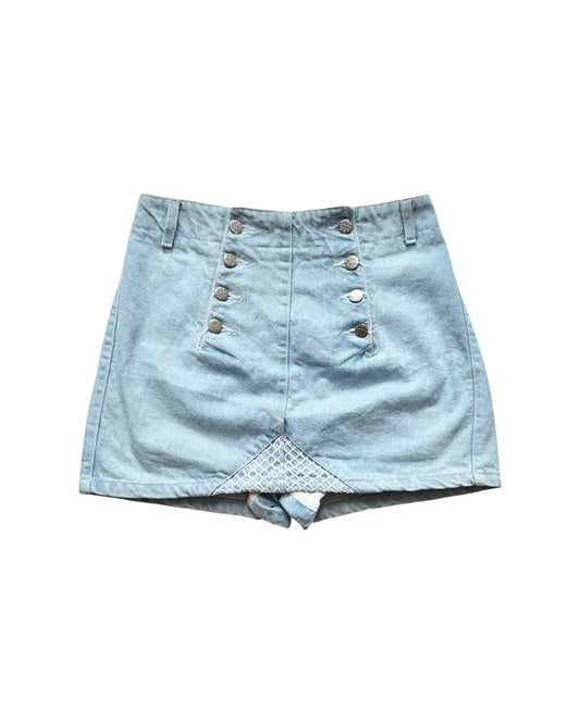 Kitwe’s 80’s Denim Skort | Size 28” waist