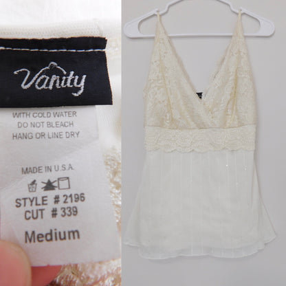 Vintage Vanity Lace Tank | Size M