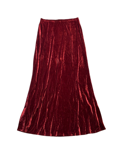 Velvet 90’s Maxi Skirt | Size 26” waist