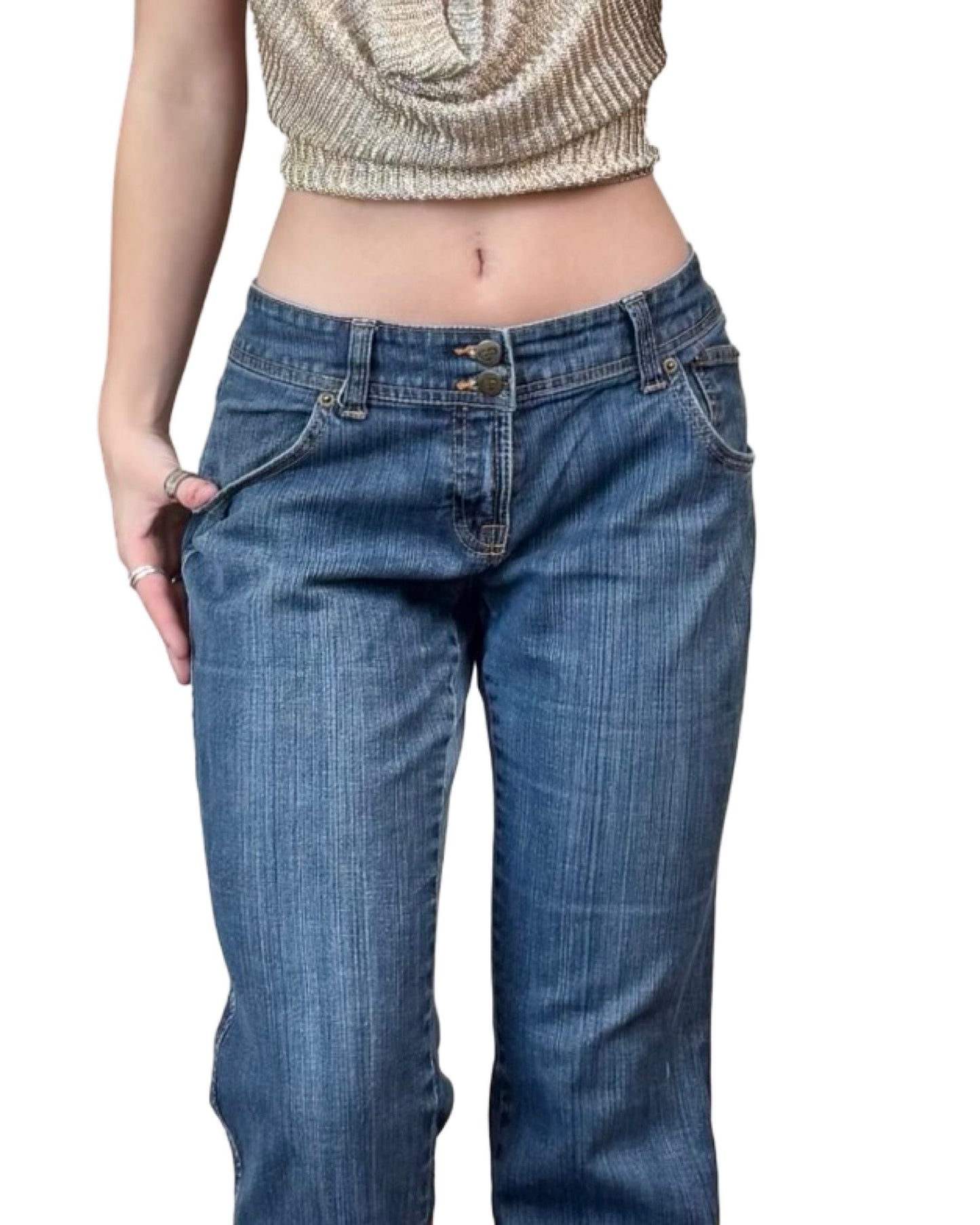 Dear 00's Wide Leg Denim | Size 32” Waist