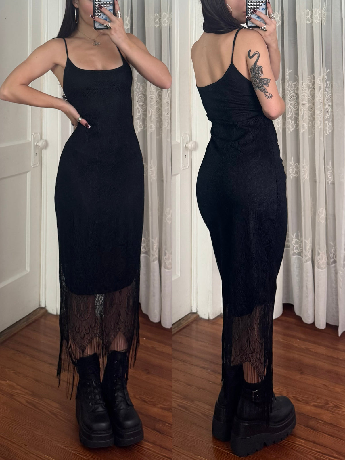 90's Lace Dress | Size M