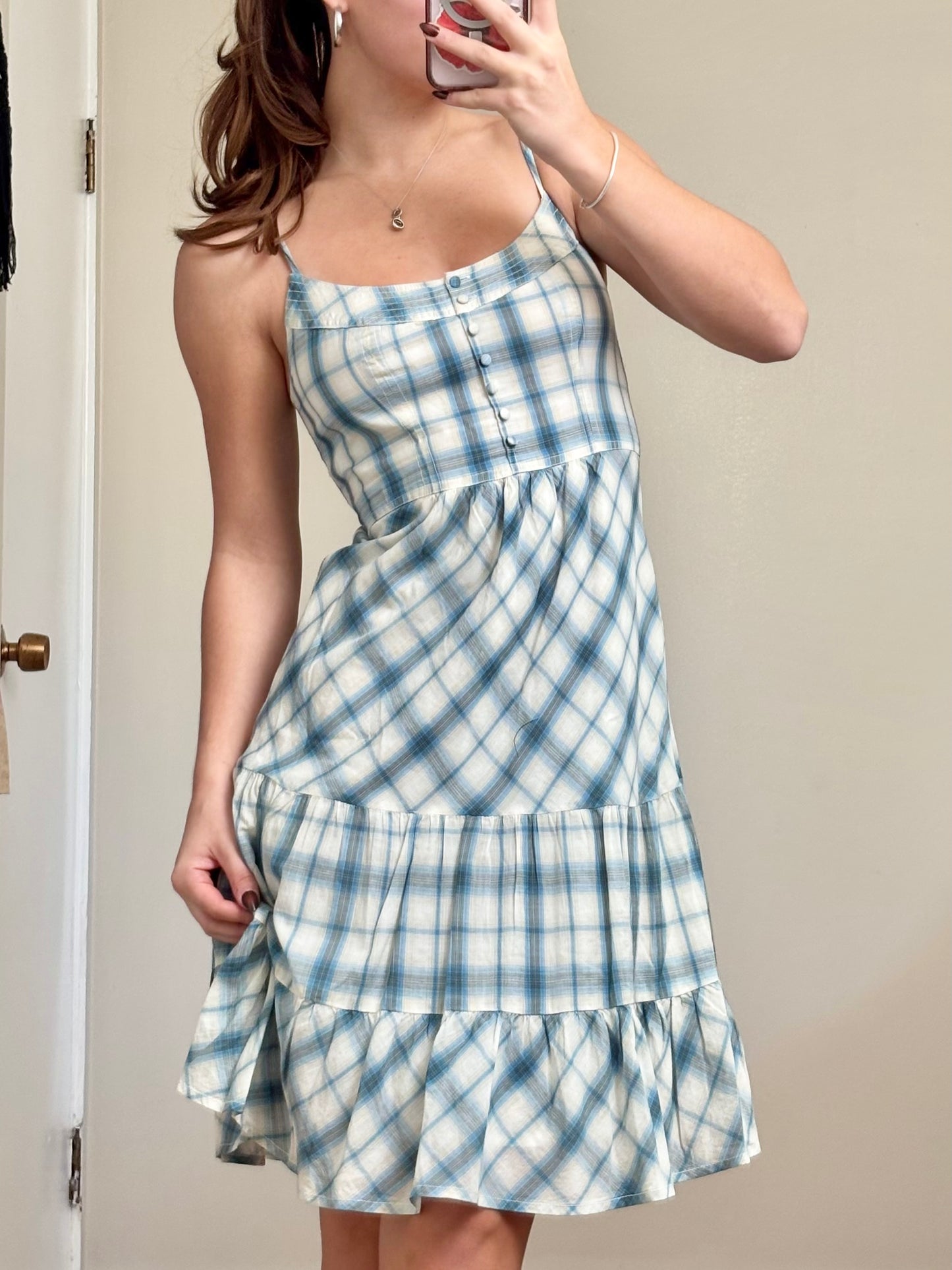 American Eagle 00's Plaid Dress | Size S