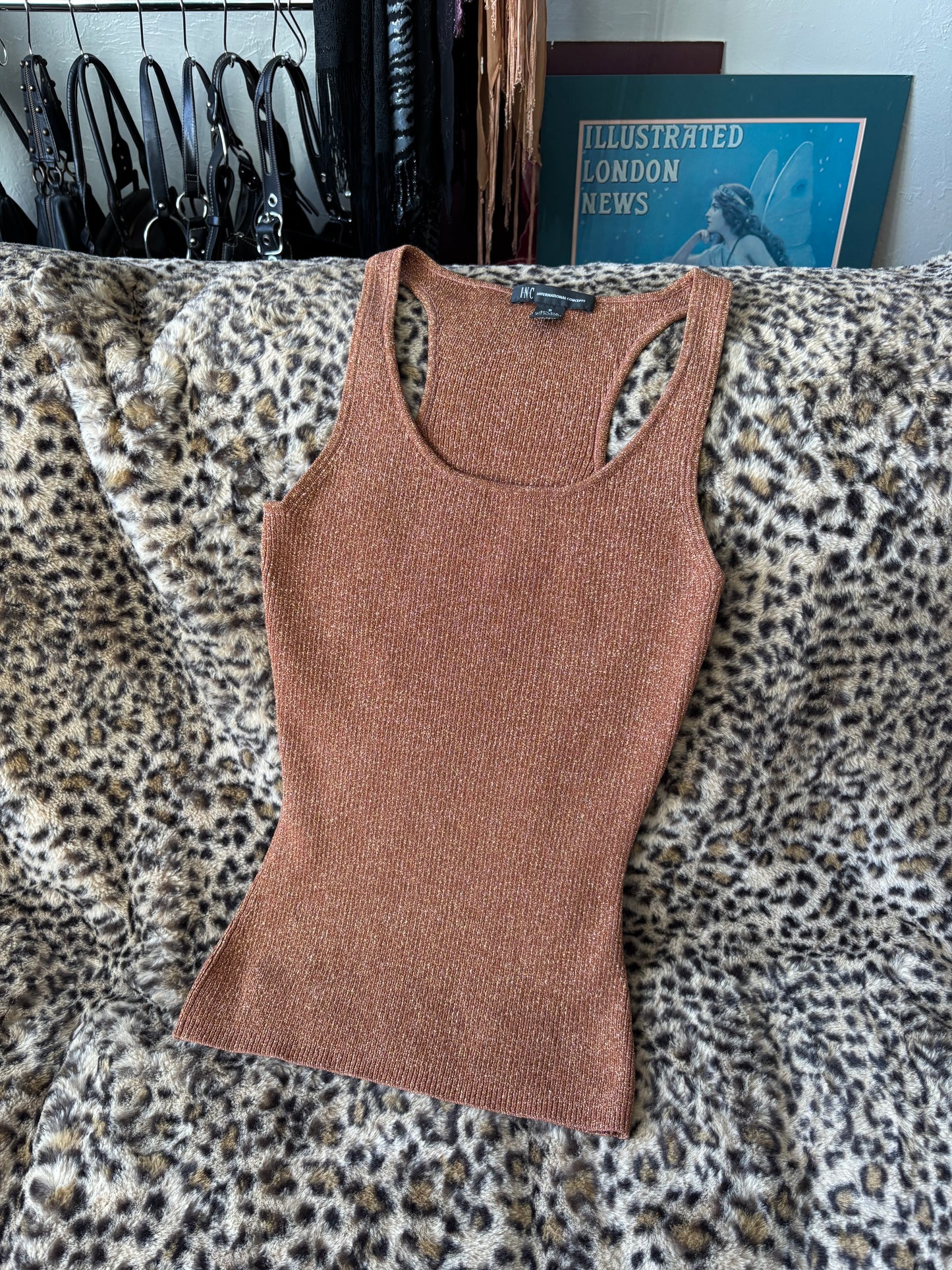 I.N.C 00's Silk Knit Tank | Size S