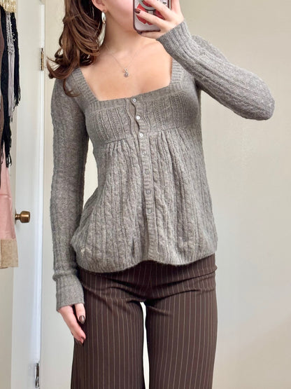 Abercrombie & Fitch Babydoll Knit | Size XS