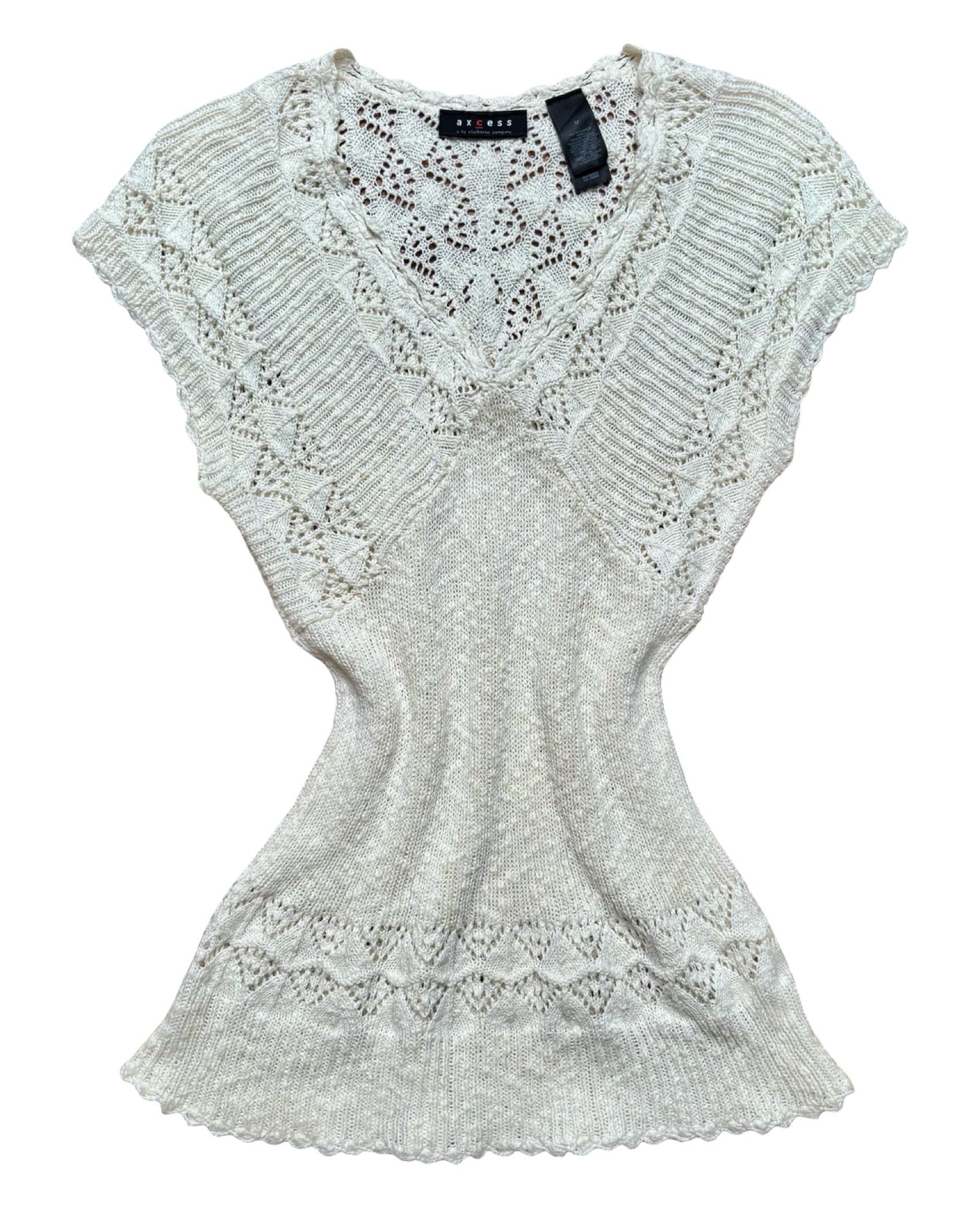 Axcess 00's Crochet Top | Size M