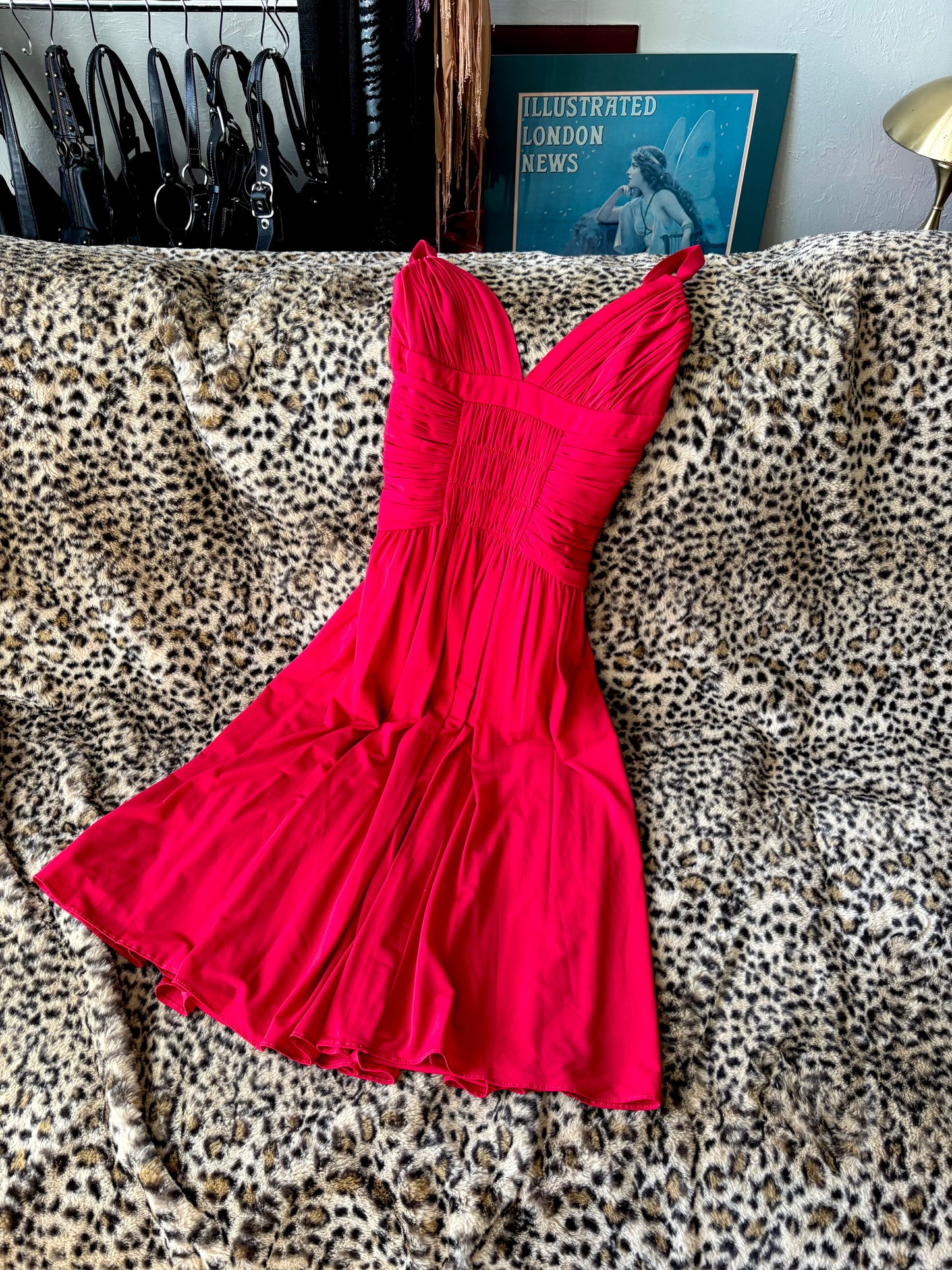 BCBG 00's Ruched Dress | Size S