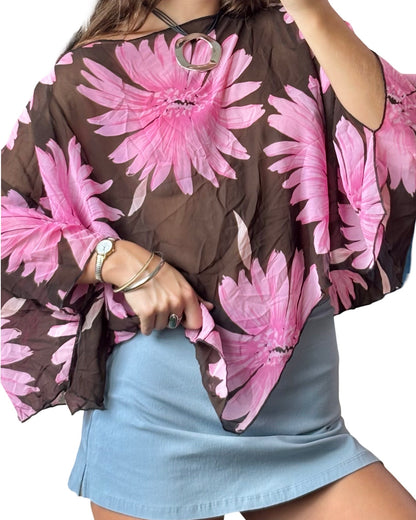 Moa Moa Mesh Poncho | OS