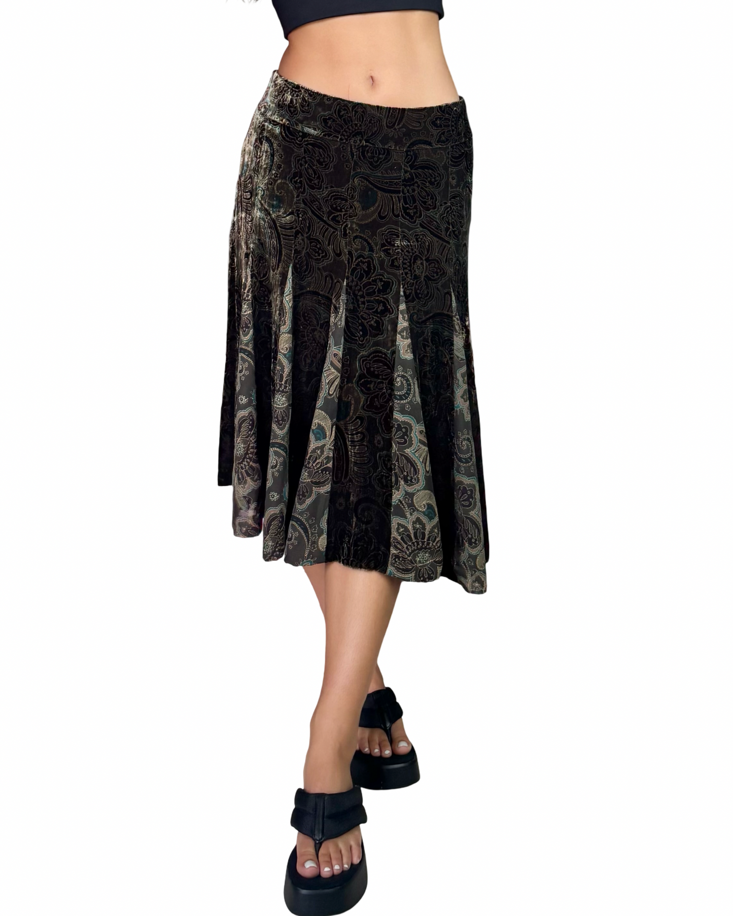 Ann Velvet Midi | Size 29” waist