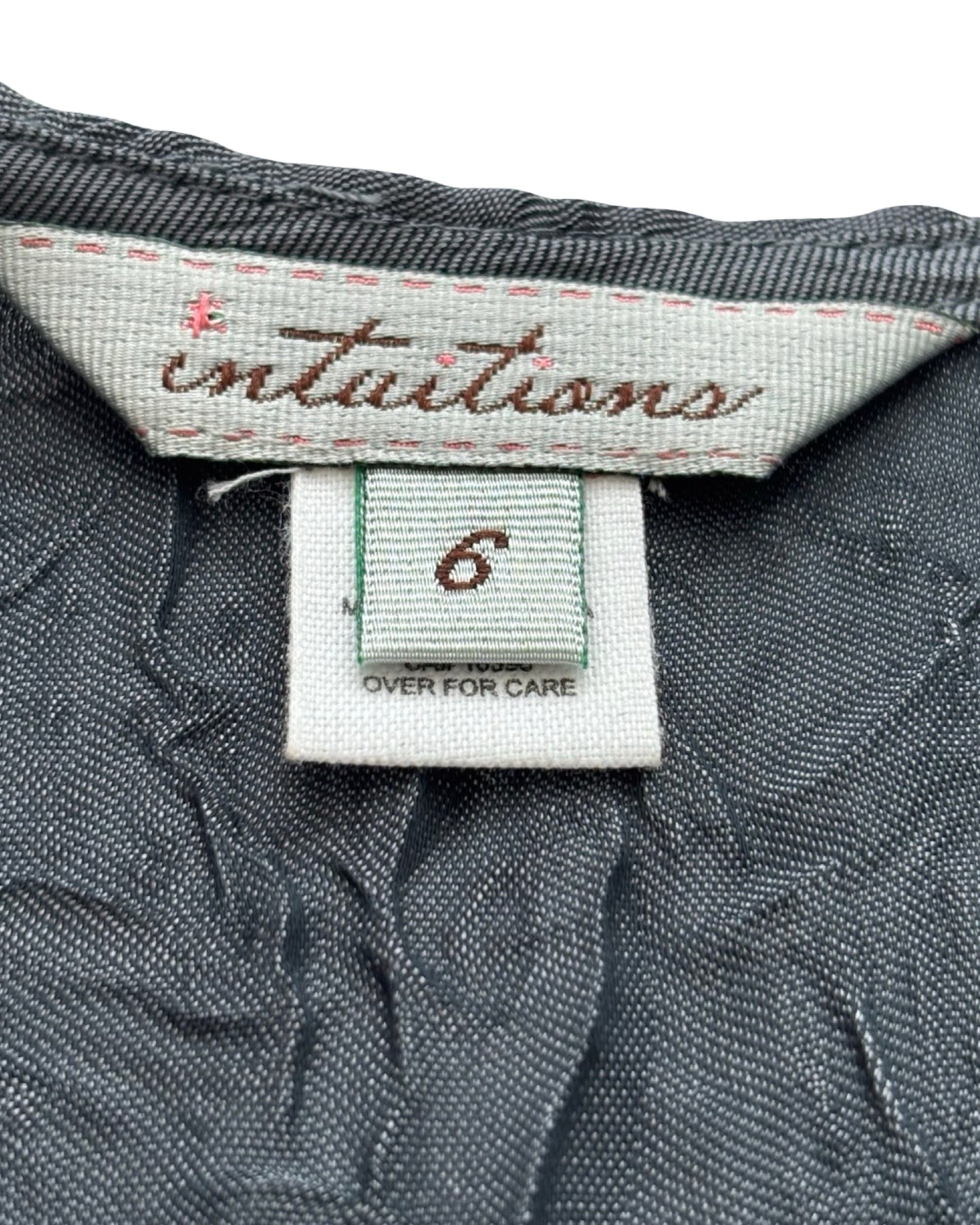 Intaitions 00's Silver Maxi Skirt | Size 30" Waist