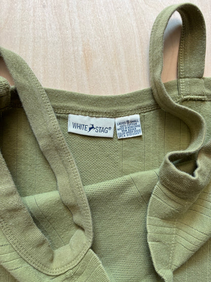Green 90’s Knit Tank | Size S