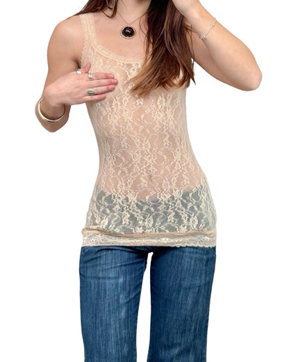DKNY 00's Lace Cami | Size M