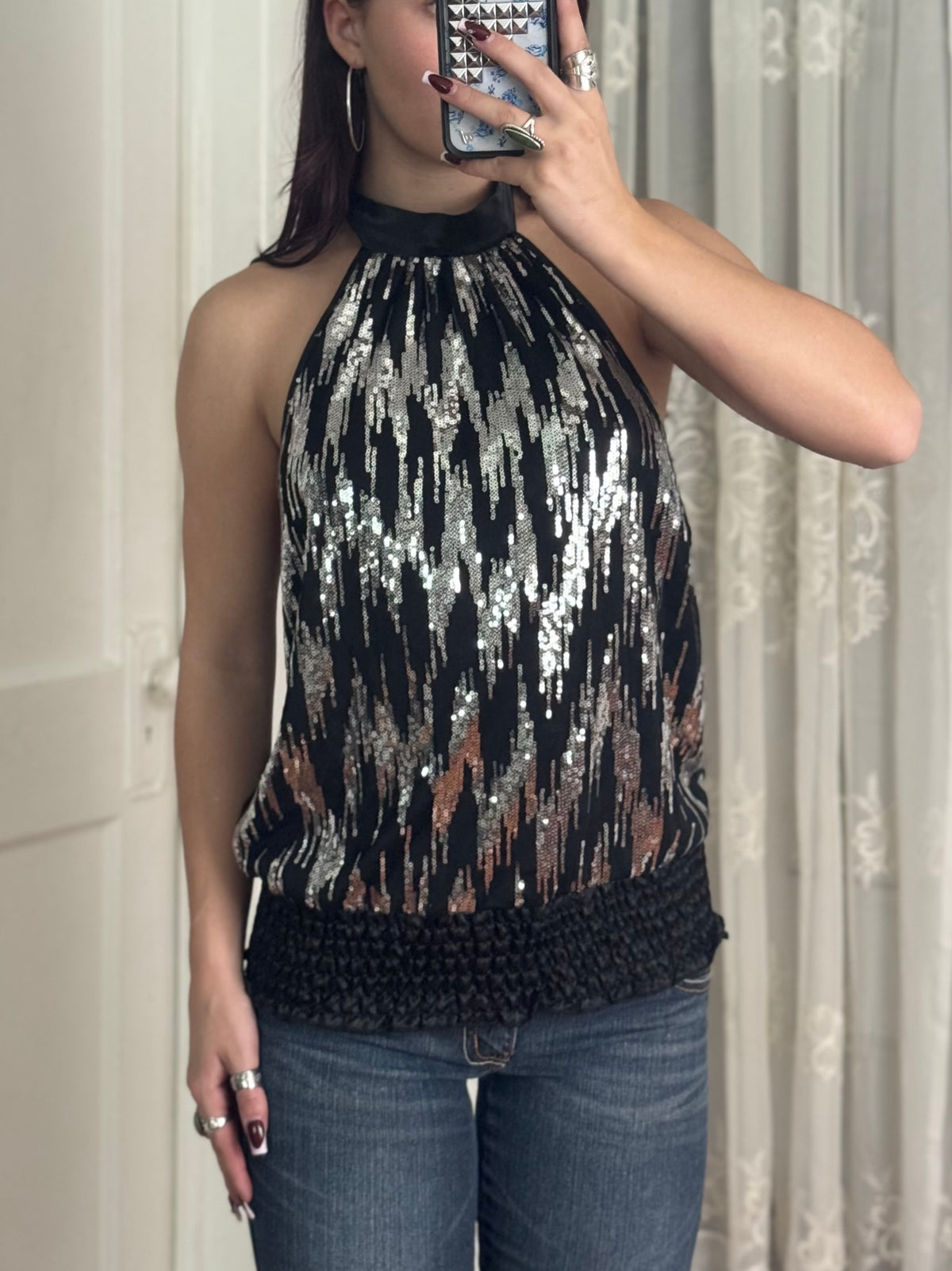 Y2K Halter Top | Size S
