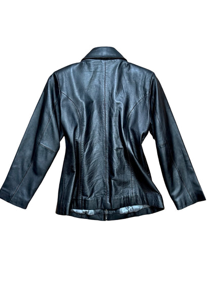 Jaqueline 90’s Leather Jacket | Size S