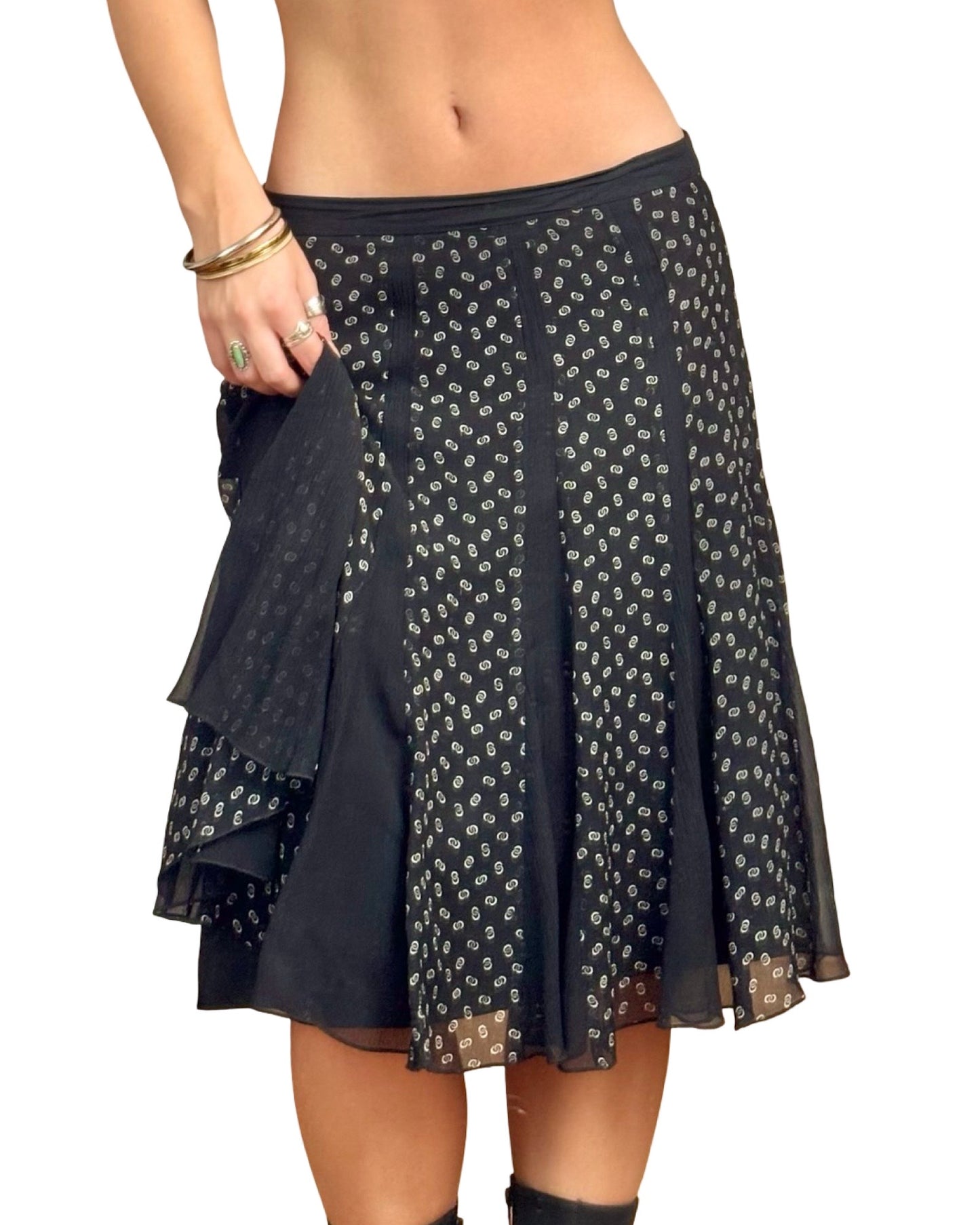 Ann Taylor 00's Silk Skirt | Size 30" Waist