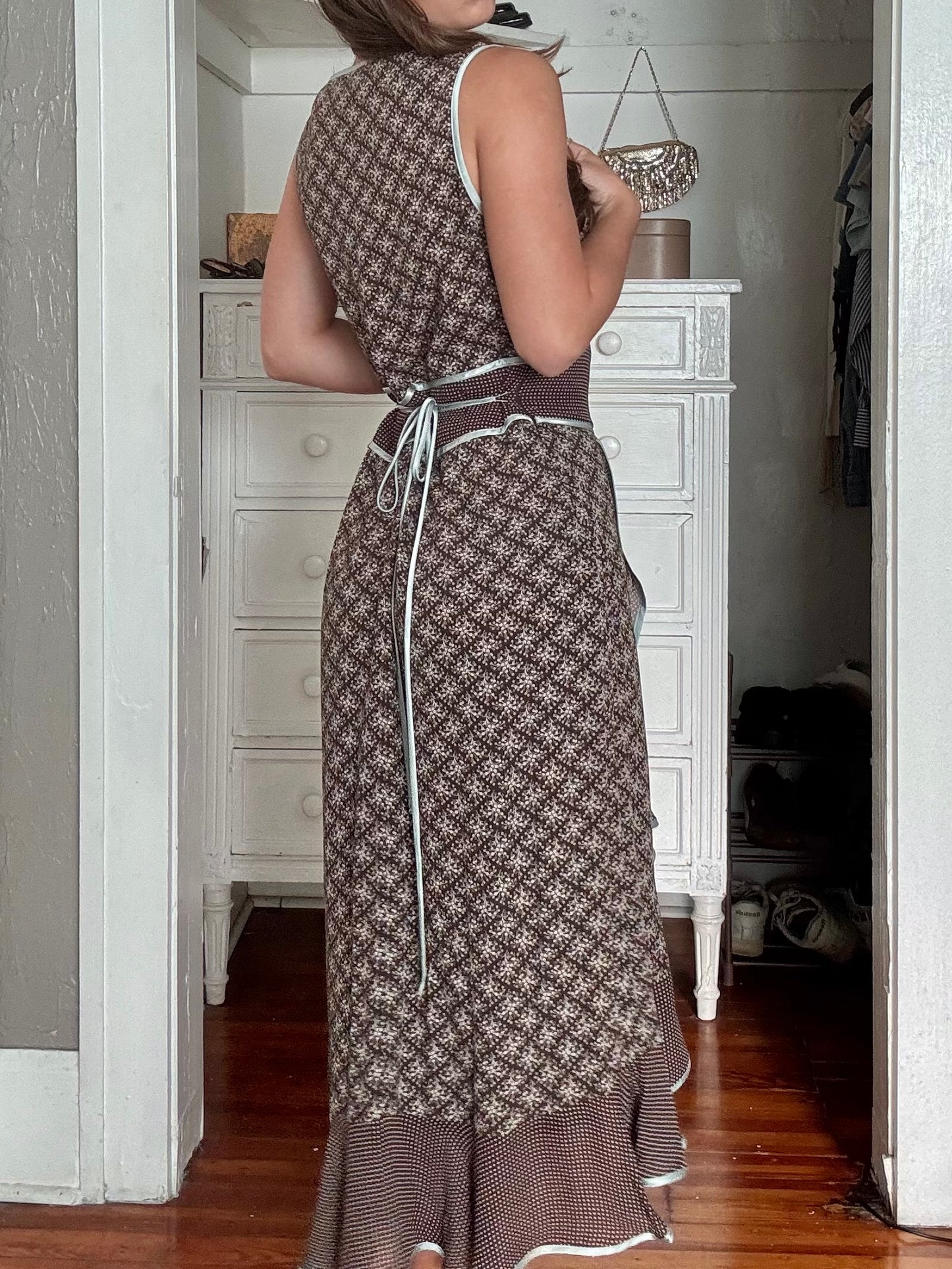 Tie Back 00's Dress | Size M