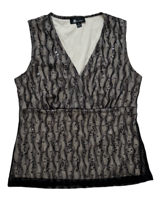 AB Studio Mesh Top | Size M