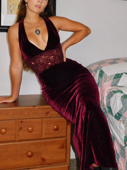 Jessica Velvet Gown | Size S