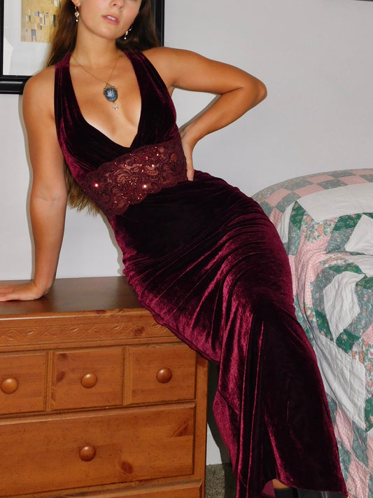 Jessica Velvet Gown | Size S