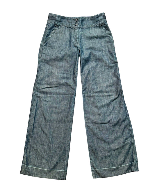 Wide Leg 00's Denim Pant | Size 2P
