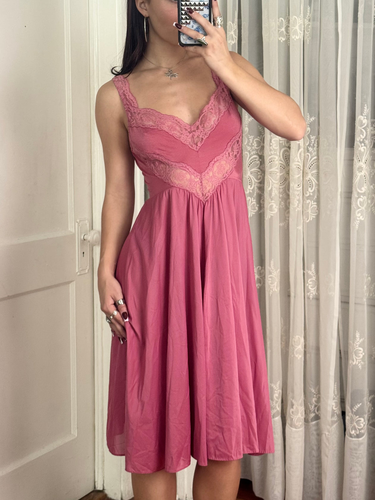 70's Rare Olga Slip | Size M