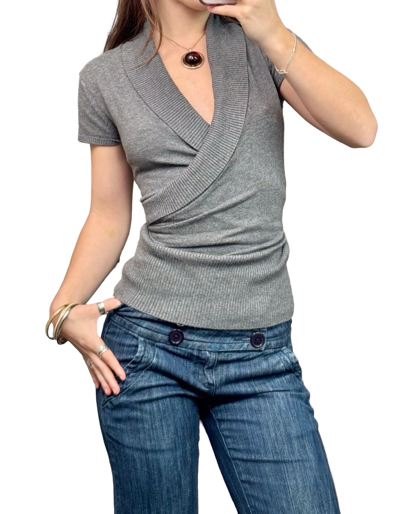 B.Wear 00's Knit Top | Size L