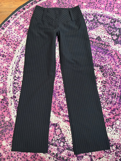 Pinstripe 90’s Trouser | Size 27” Waist