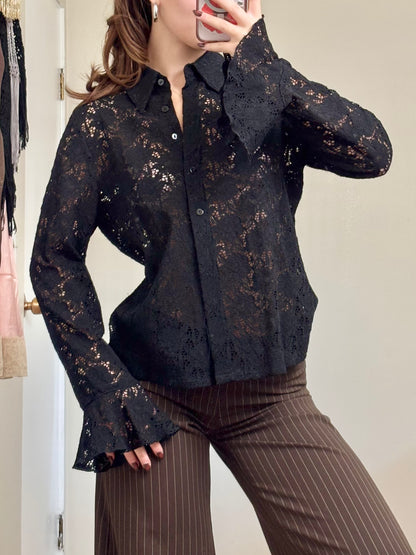 Josephine 90's Mesh Blouse | Size S