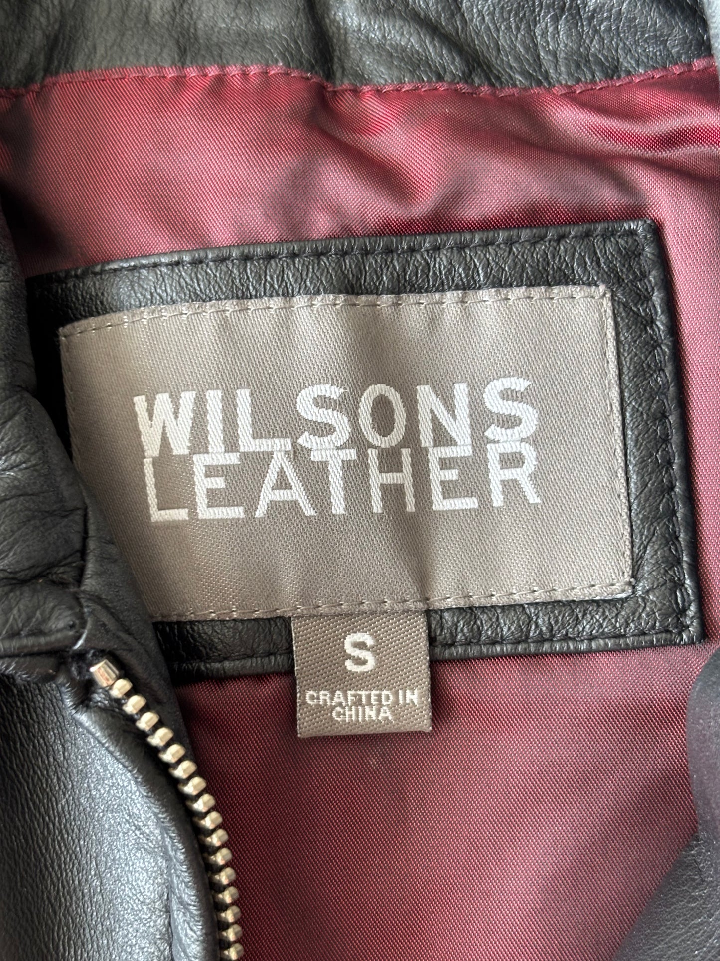 Wilson's 90's Leather Jacket | Size S