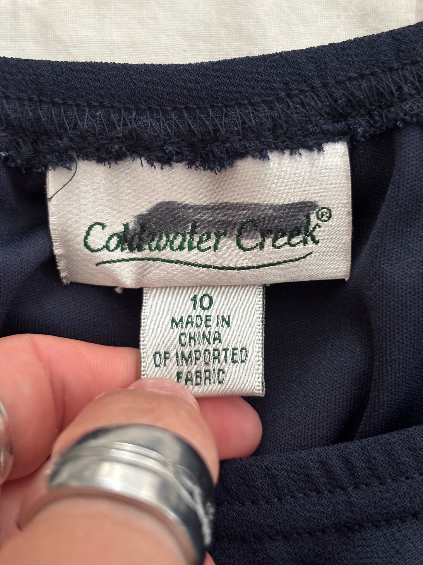 Coldwater Creek 90's Beaded Skirt | Size 30" Waist