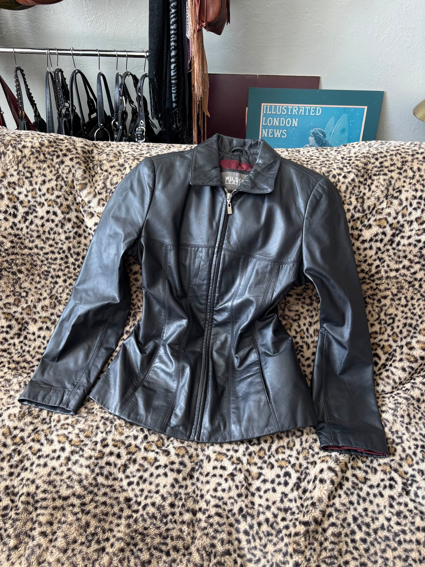 Wilson's 90's Leather Jacket | Size S