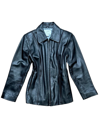 Jaqueline 90’s Leather Jacket | Size S