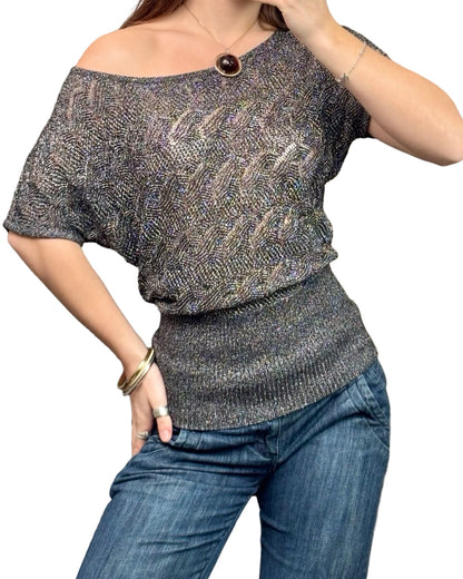 Caché 00's Mesh Slouch Knit | Size M