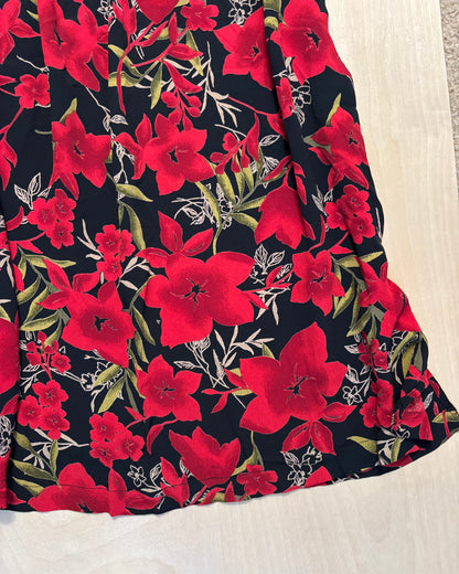 Floral 90’s Maxi Skirt | Size 30” waist
